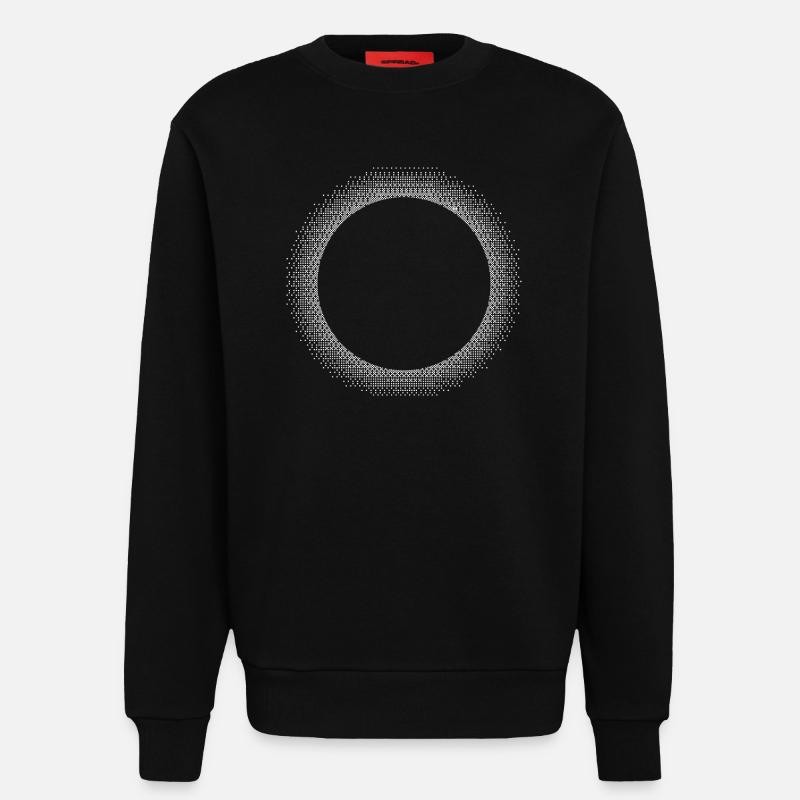 Kosmos Design - Sweatshirt - made by SPREAD  - SOLID BLACK