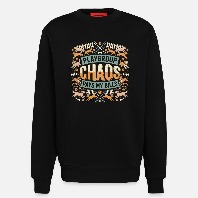 Zwingertechniker, Zwingerassistent, Tierpflege - Sweatshirt - made by SPREAD  - SOLID BLACK