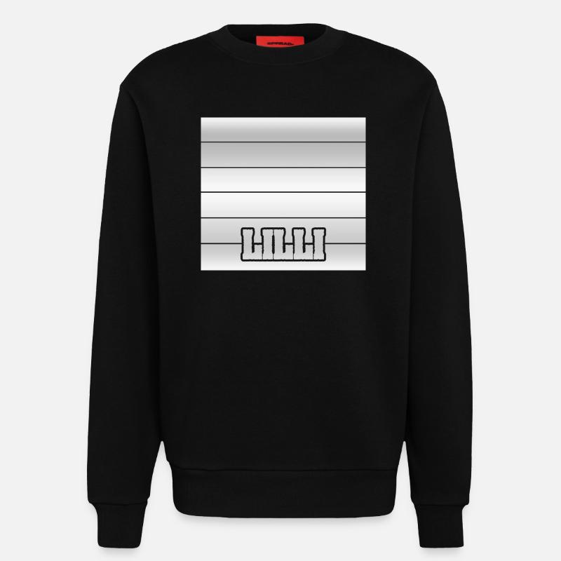 Lilli - Sweatshirt - made by SPREAD  - SOLID BLACK