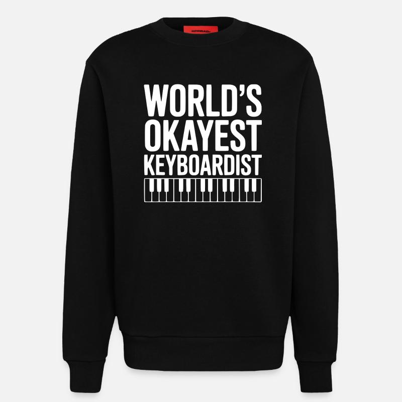 Der beste Keyboarder der Welt - Sweatshirt - made by SPREAD  - SOLID BLACK