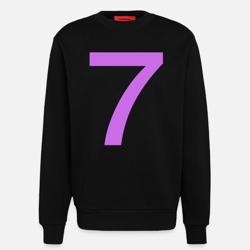 7 - Sweatshirt - made by SPREAD  - SOLID BLACK