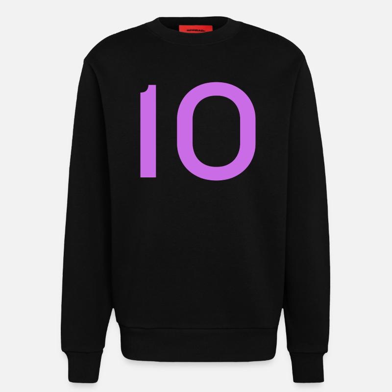 10 - Sweatshirt - made by SPREAD - SOLID BLACK