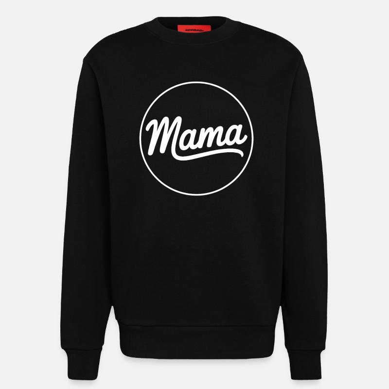 Mama Circle Emblem - Sweatshirt - made by SPREAD  - SOLID BLACK