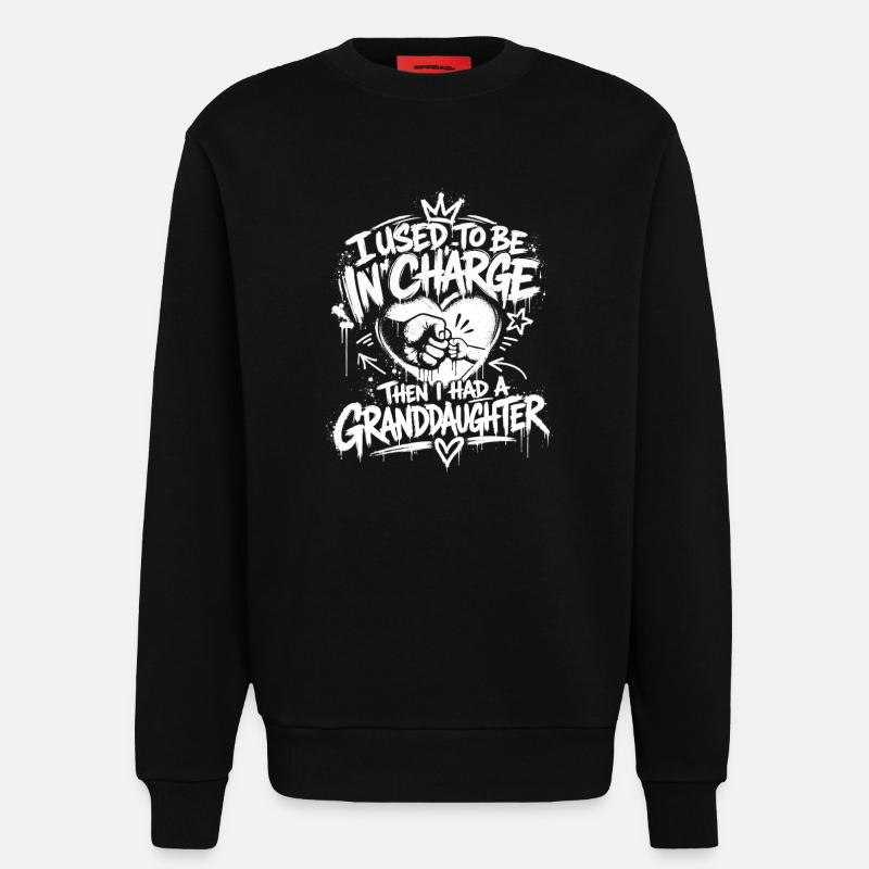 War Früher Chef Jetzt Großmutter - Sweatshirt - made by SPREAD - SOLID BLACK