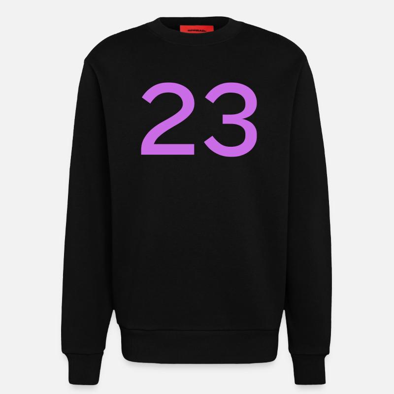 23 - Sweatshirt - made by SPREAD  - SOLID BLACK