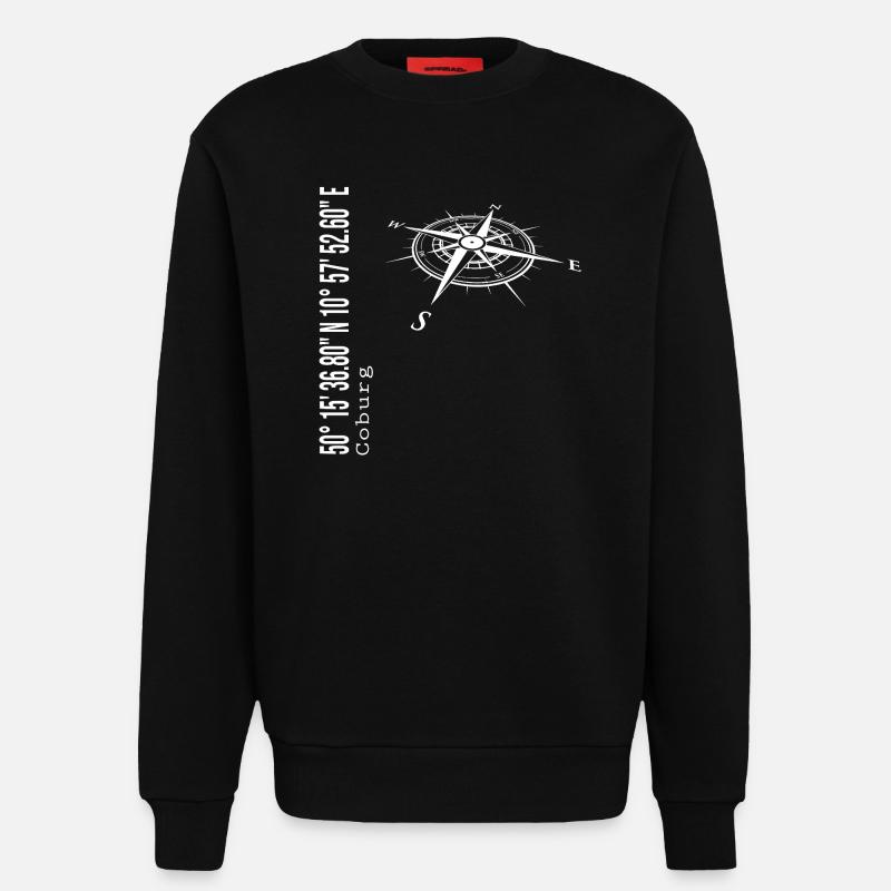 Coburg - Sweatshirt - made by SPREAD  - SOLID BLACK