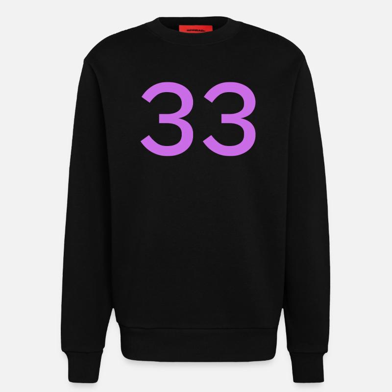 33 - Sweatshirt - made by SPREAD  - SOLID BLACK