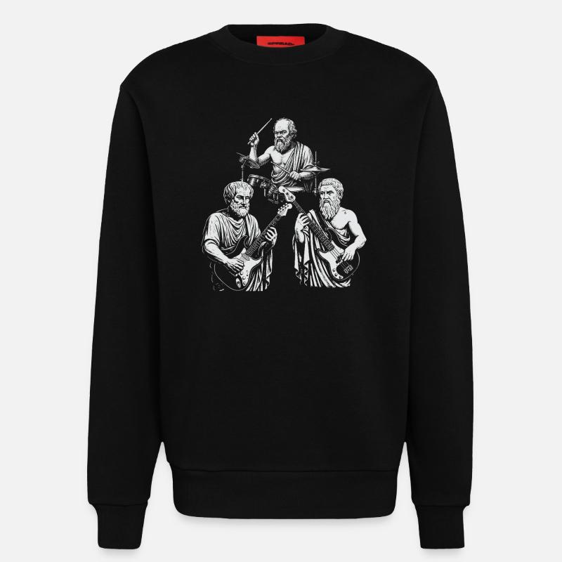 Ancient Trio Jam Session - Sweatshirt - made by SPREAD - SOLID BLACK