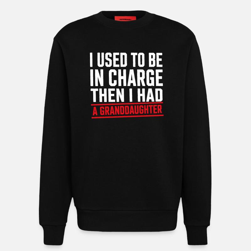 Früher Chef Jetzt Großmutter - Sweatshirt - made by SPREAD - SOLID BLACK