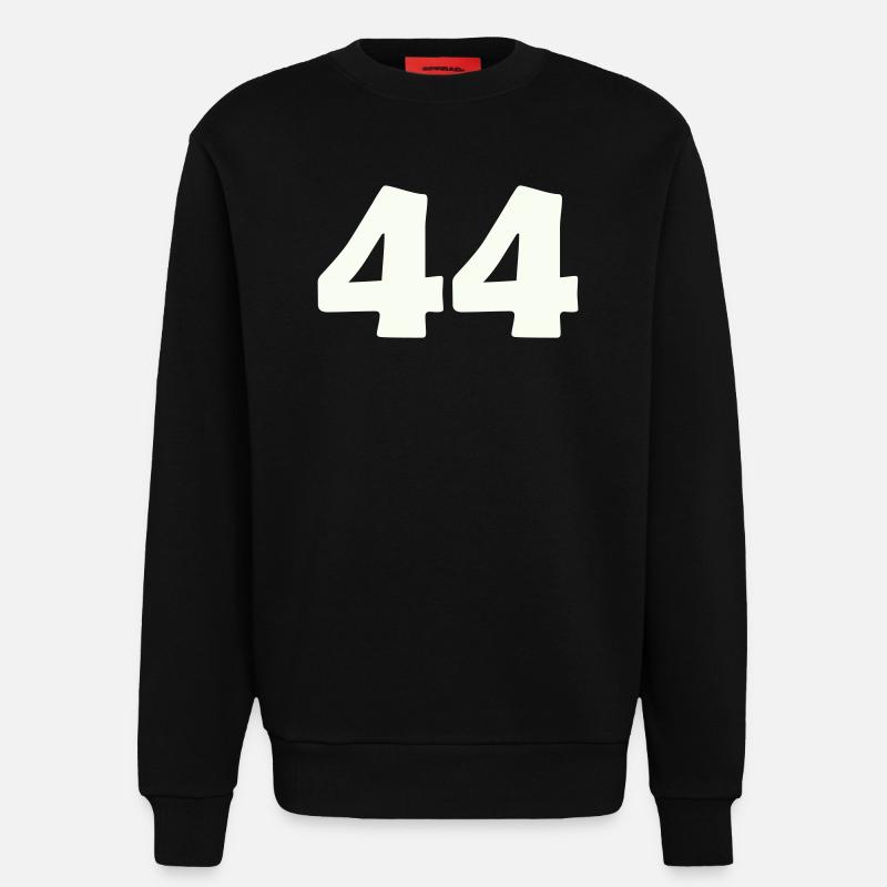 44 - Sweat bio décontracté fabriqué en UE - SOLID BLACK