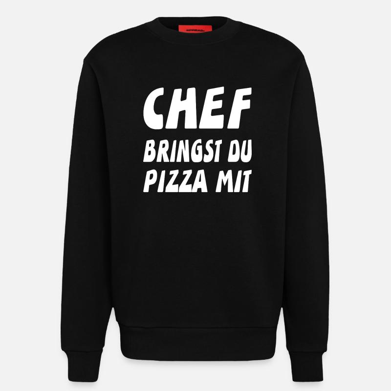 Chef - Sweatshirt - made by SPREAD  - SOLID BLACK