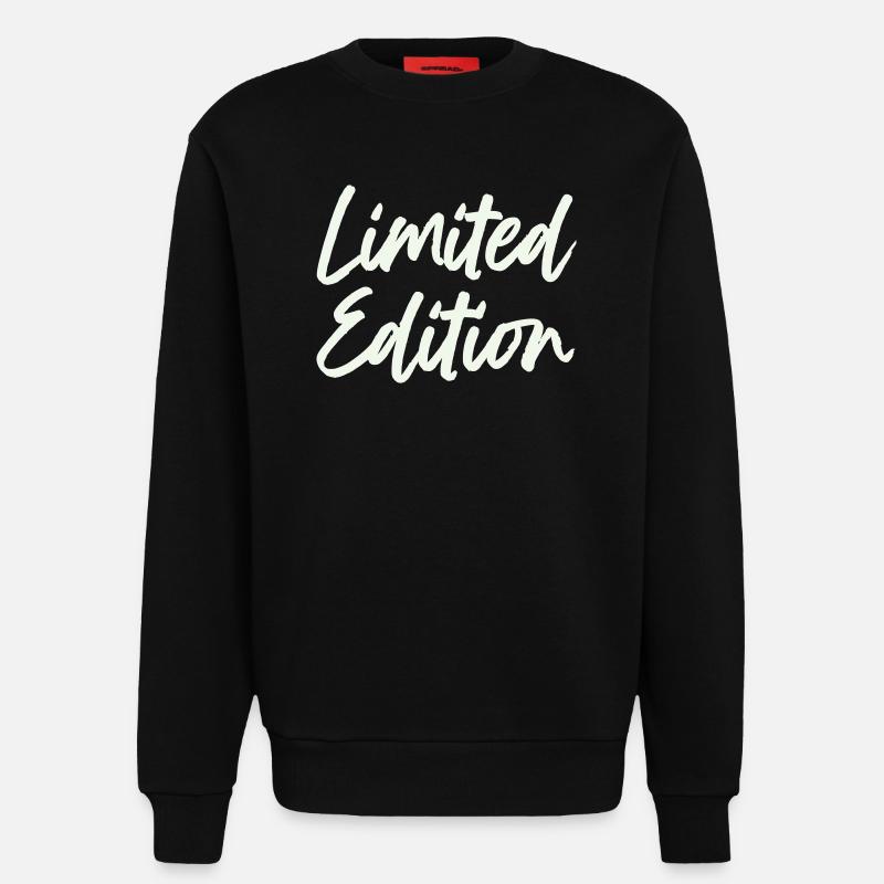 limited_edition- - Sweat bio décontracté fabriqué en UE - SOLID BLACK