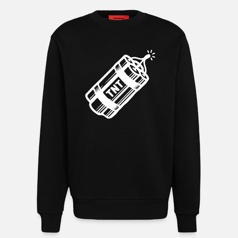 Dynamite Tnt - Sweatshirt - made by SPREAD  - SOLID BLACK