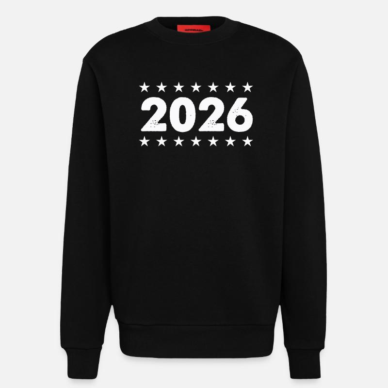 2026 Star Frame - Sweatshirt - made by SPREAD  - SOLID BLACK