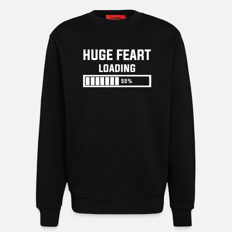 Horror-Inspired Loading Screen Design - Sweatshirt - made by SPREAD  - SOLID BLACK