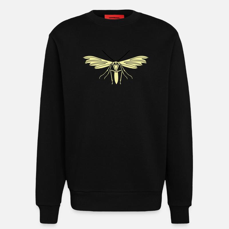 Federmotte - Sweatshirt - made by SPREAD  - SOLID BLACK