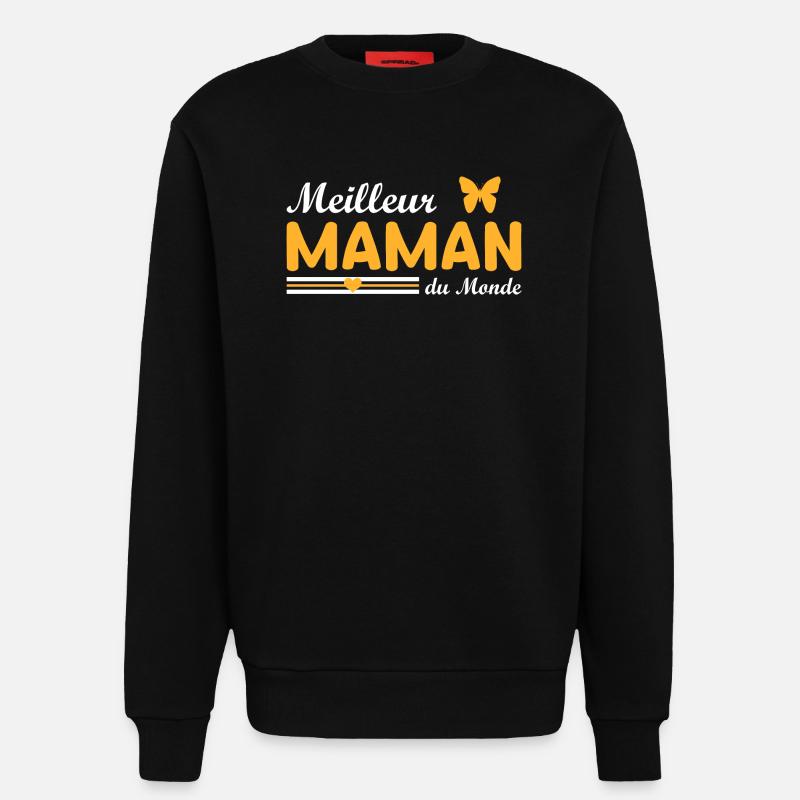 Beste Mutter der Welt - Sweatshirt - made by SPREAD  - SOLID BLACK