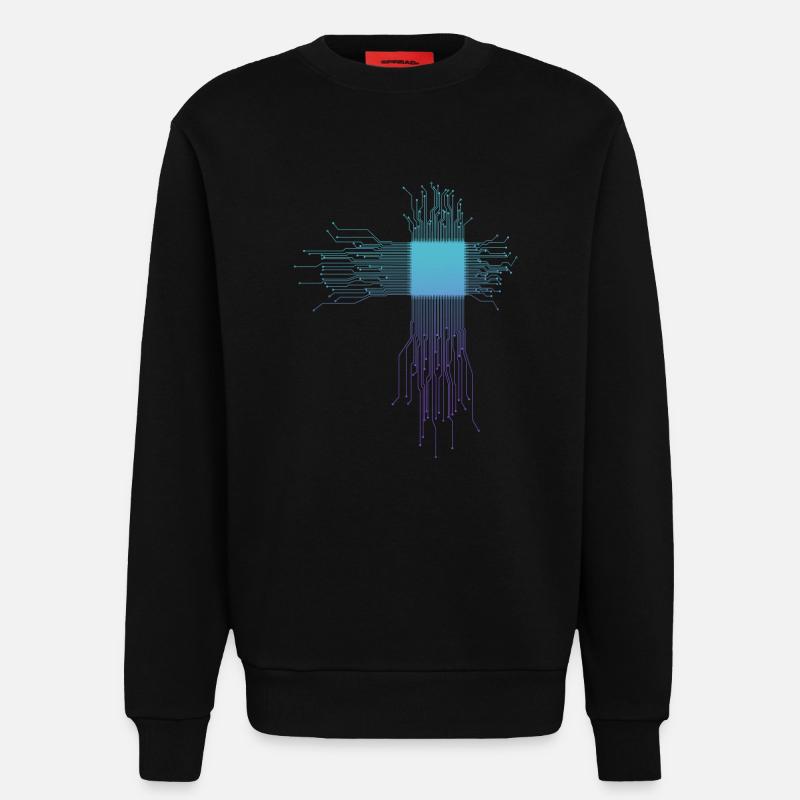 Electronics Technician Computer Scientist Gift - Sweatshirt - made by SPREAD  - SOLID BLACK