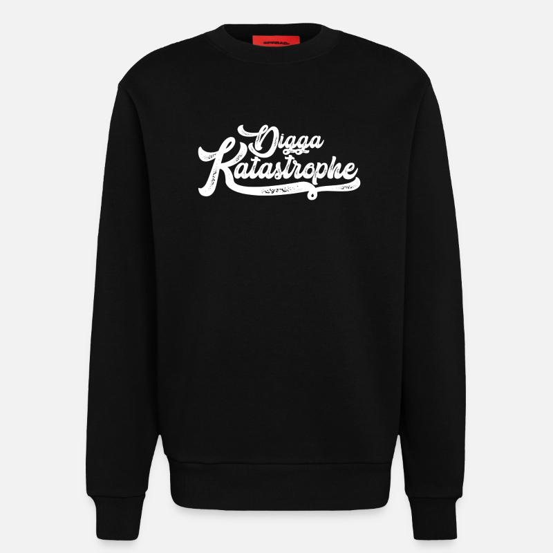 Dogga Katastrophe Script - Sweatshirt - made by SPREAD  - SOLID BLACK