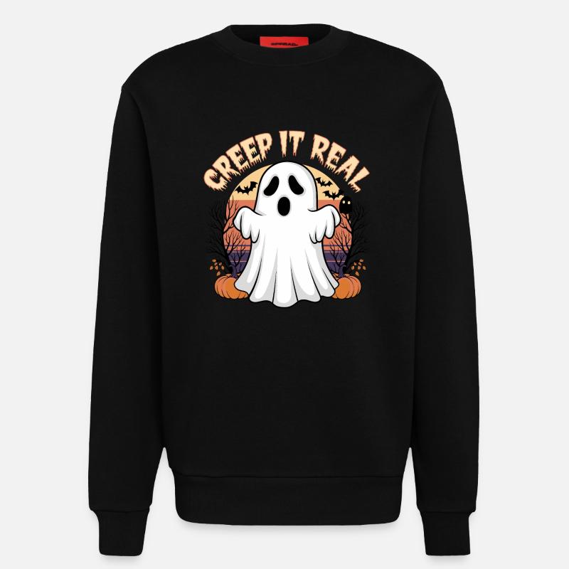 Grusel es echt - Sweatshirt - made by SPREAD  - SOLID BLACK