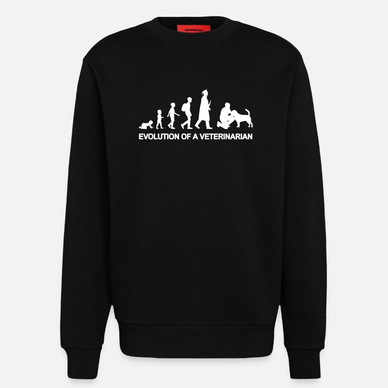 Veterinary Development - Sweatshirt - made by SPREAD  - SOLID BLACK