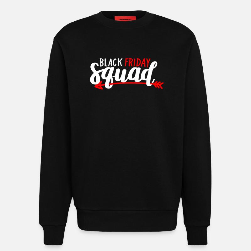 Black Friday Squad Tee - Sweatshirt - made by SPREAD  - SOLID BLACK