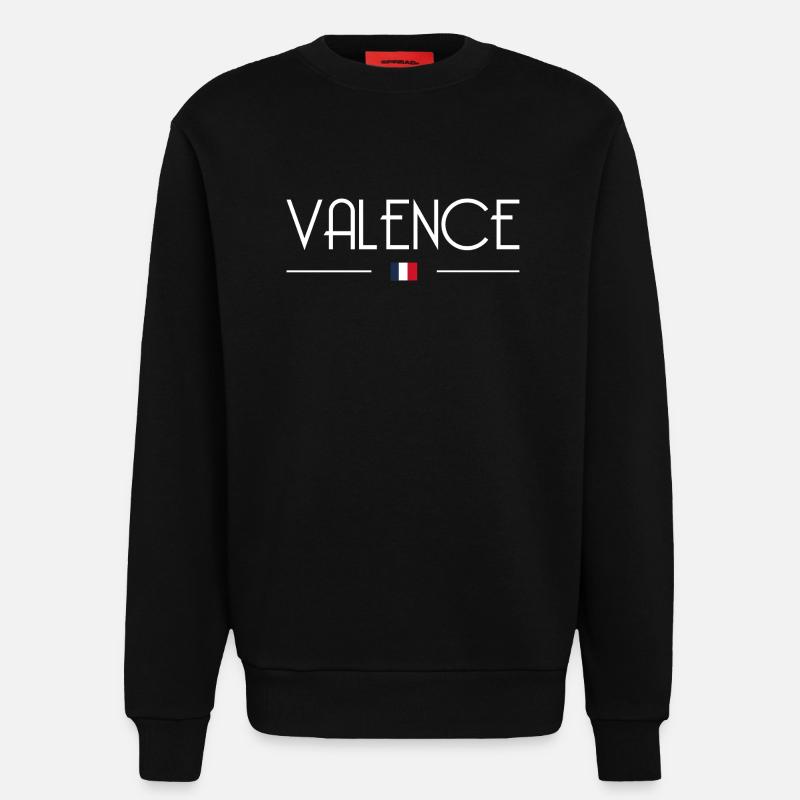 Valenz - Sweatshirt - made by SPREAD  - SOLID BLACK
