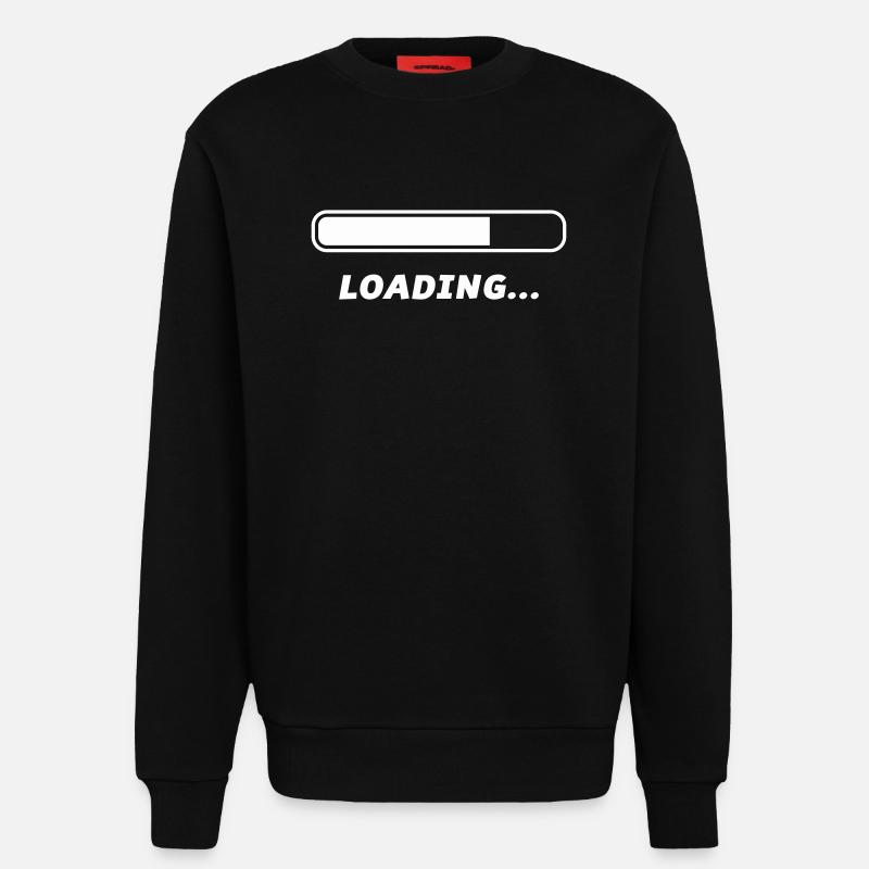 Loading - Sweatshirt - made by SPREAD  - SOLID BLACK