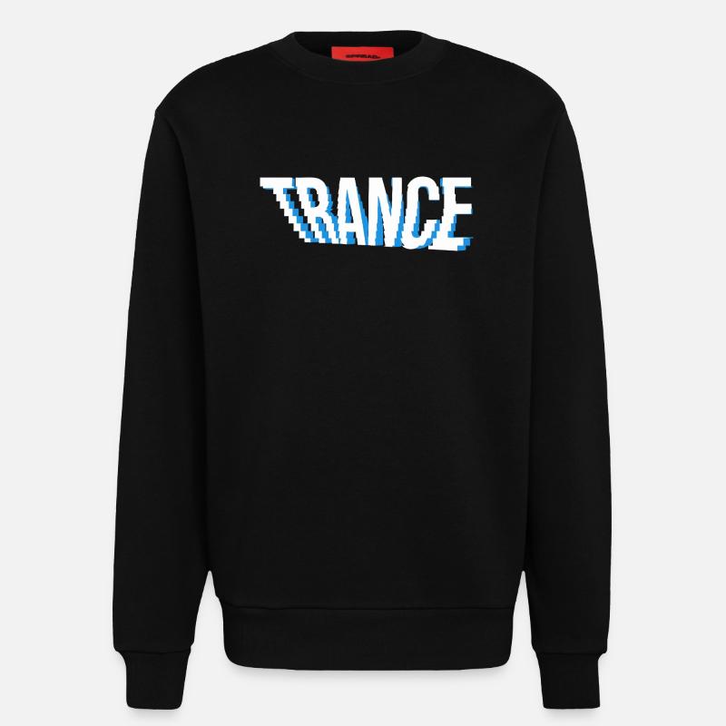 Conception de logo de musique trance. - Sweat bio décontracté fabriqué en UE - SOLID BLACK