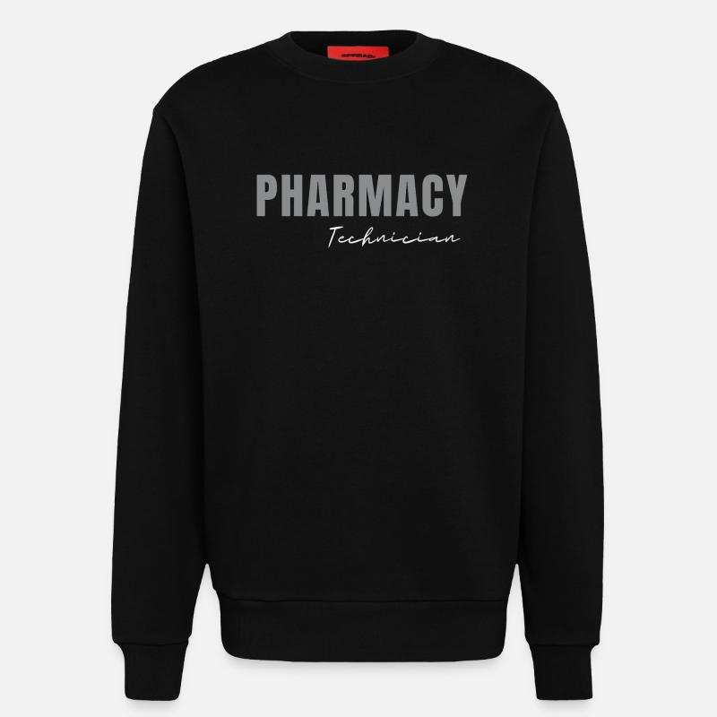 Pharmazietechniker RX Tech Squad Student - Sweatshirt - made by SPREAD  - SOLID BLACK