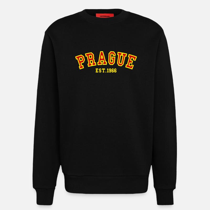 Prag gegründet 1966 - Sweatshirt - made by SPREAD  - SOLID BLACK