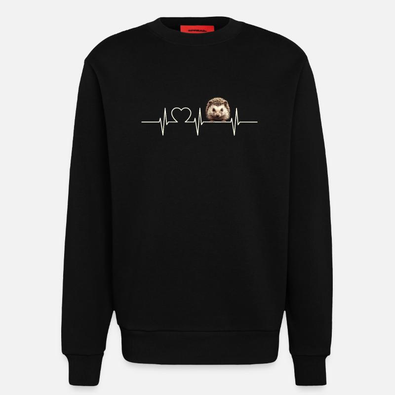 Igel - Sweatshirt - made by SPREAD  - SOLID BLACK