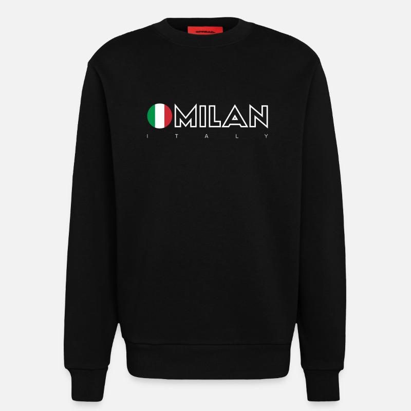 Mailand - Sweatshirt - made by SPREAD  - SOLID BLACK