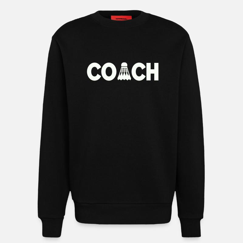 Federball Coach - Sweatshirt - made by SPREAD  - SOLID BLACK