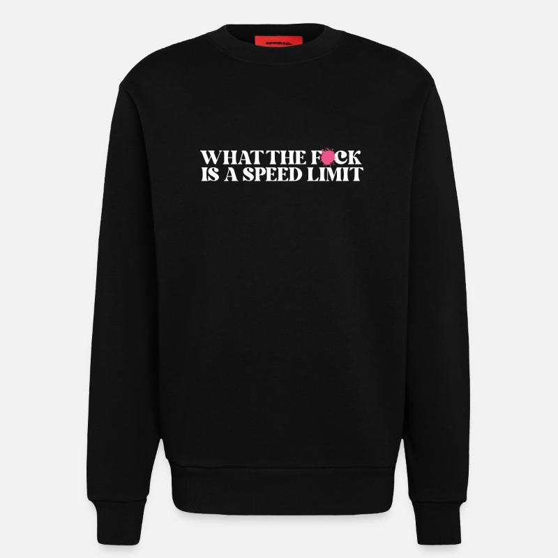Auto - Sweatshirt - made by SPREAD  - SOLID BLACK
