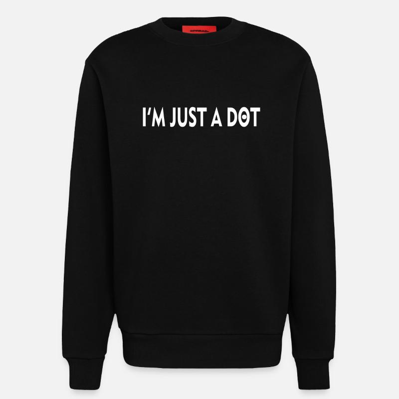 ICH BIN NUR EIN PUNKT - Sweatshirt - made by SPREAD  - SOLID BLACK