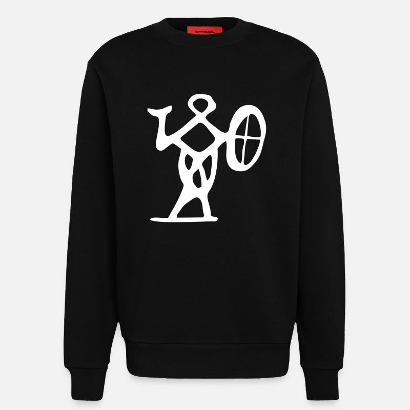Samischer Schamane Noaid - Sweatshirt - made by SPREAD  - SOLID BLACK