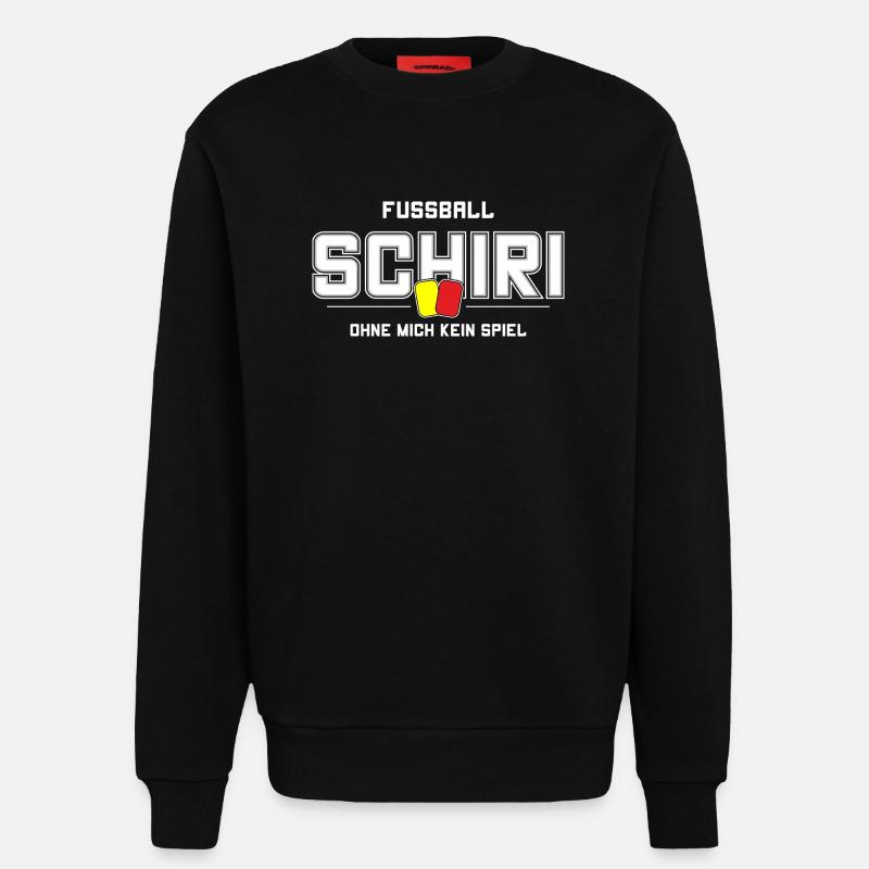 Schiri - Sweatshirt - made by SPREAD - SOLID BLACK