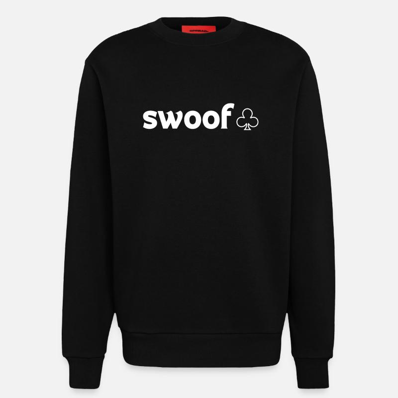 Malheureusement, l’image de design manque - Sweat bio décontracté fabriqué en UE - SOLID BLACK