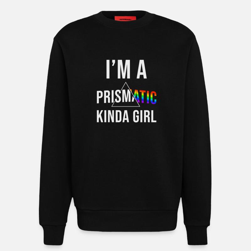 Prisma - Sweatshirt - made by SPREAD - SOLID BLACK
