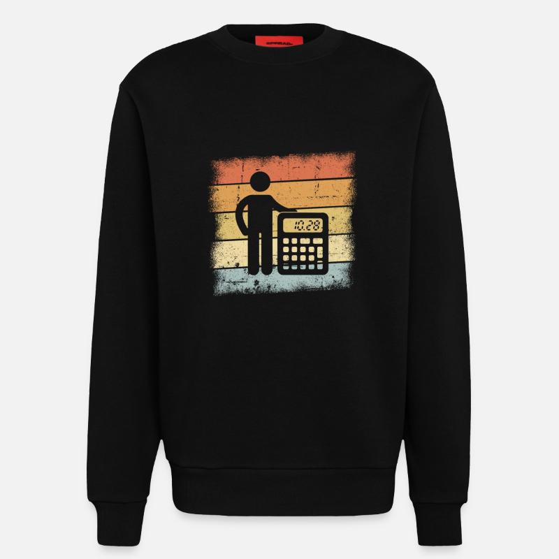 Buchhalter Geschenk - Sweatshirt - made by SPREAD  - SOLID BLACK