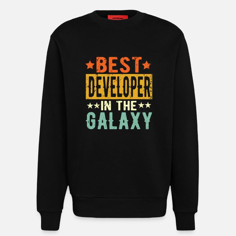 Best Developer ever Developer Gift - Sweatshirt - made by SPREAD  - SOLID BLACK