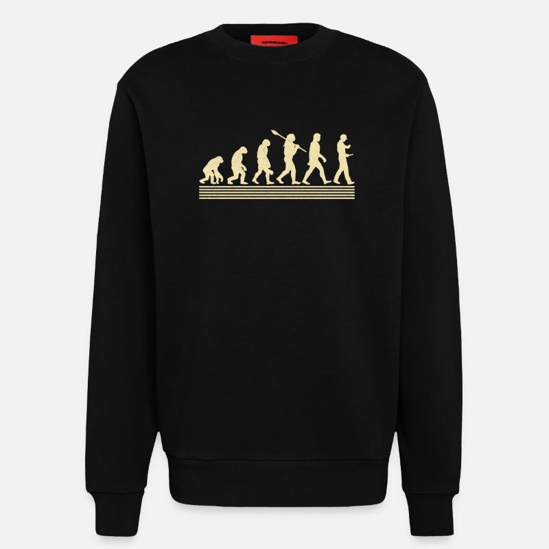 Ingenieur-evolution - Sweatshirt - made by SPREAD  - SOLID BLACK