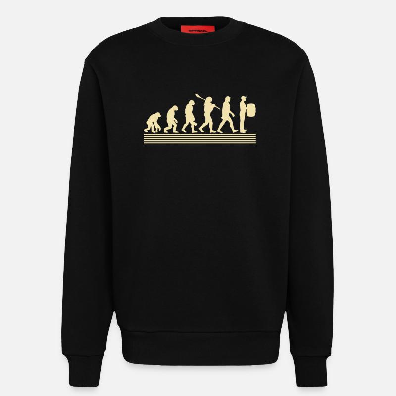 Winzer-evolution - Sweatshirt - made by SPREAD  - SOLID BLACK