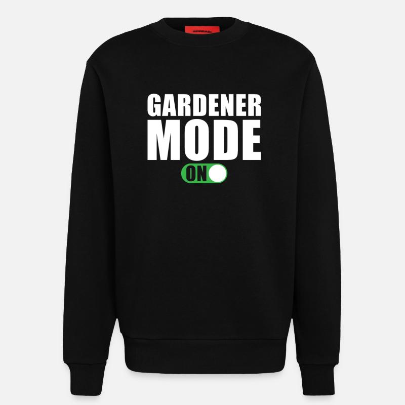Gärtner Modus Ein - Sweatshirt - made by SPREAD  - SOLID BLACK