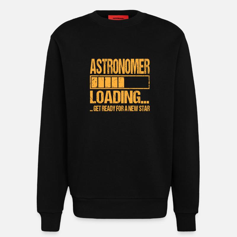 Astronom loading Astronomer Training - Sweatshirt - made by SPREAD  - SOLID BLACK