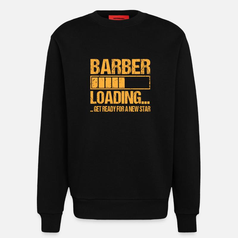 Barber loading Barber Ausbildung - Sweatshirt - made by SPREAD  - SOLID BLACK