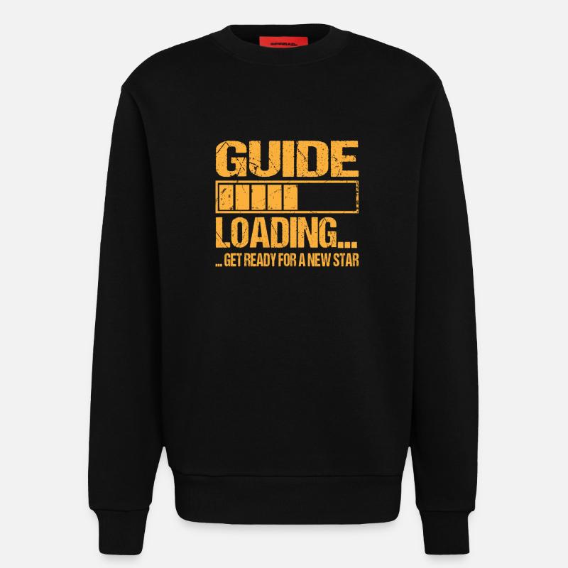 Guide loading Guide Training - Sweatshirt - made by SPREAD  - SOLID BLACK