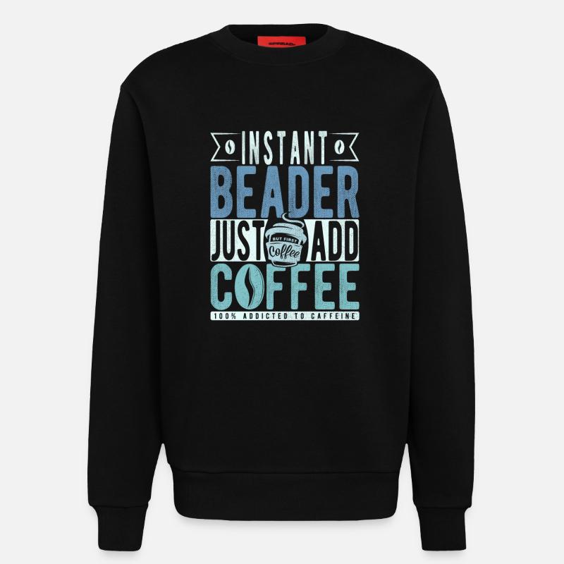 Buchalter Kaffee Spruch - Sweatshirt - made by SPREAD  - SOLID BLACK