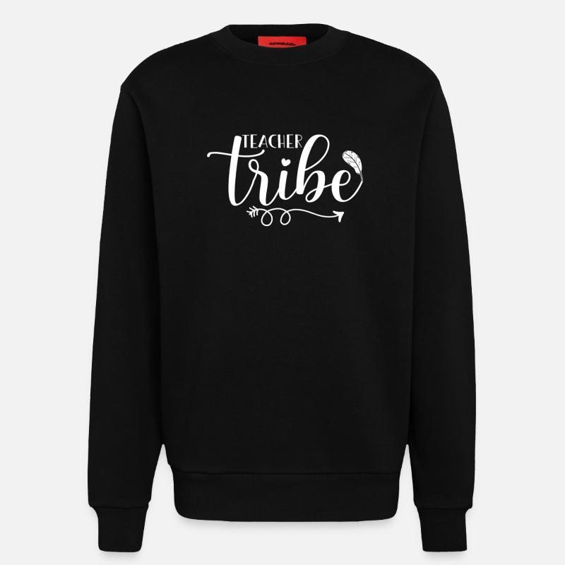 Conception de groupes d’enseignants - Sweat bio décontracté fabriqué en UE - SOLID BLACK